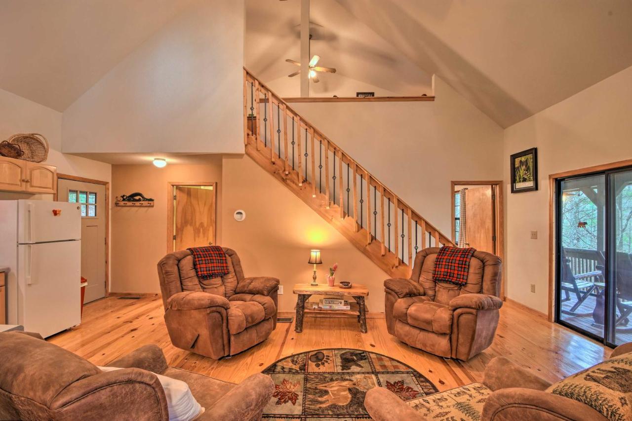 Modern Cabin With Deck In The Blue Ridge Mountains! بليرسفيل المظهر الخارجي الصورة